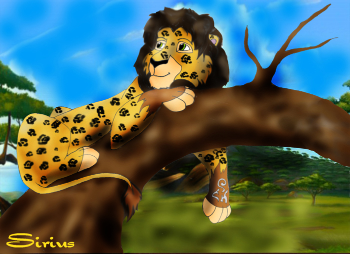 SiriusOnTheTreeInPridelands(Backgroud-Priderock).jpg