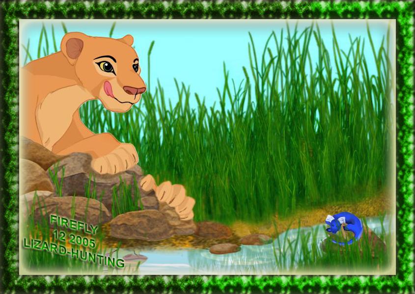 Lizard-hunting
