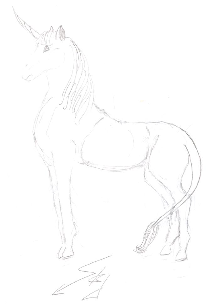 unicorn in sorrow